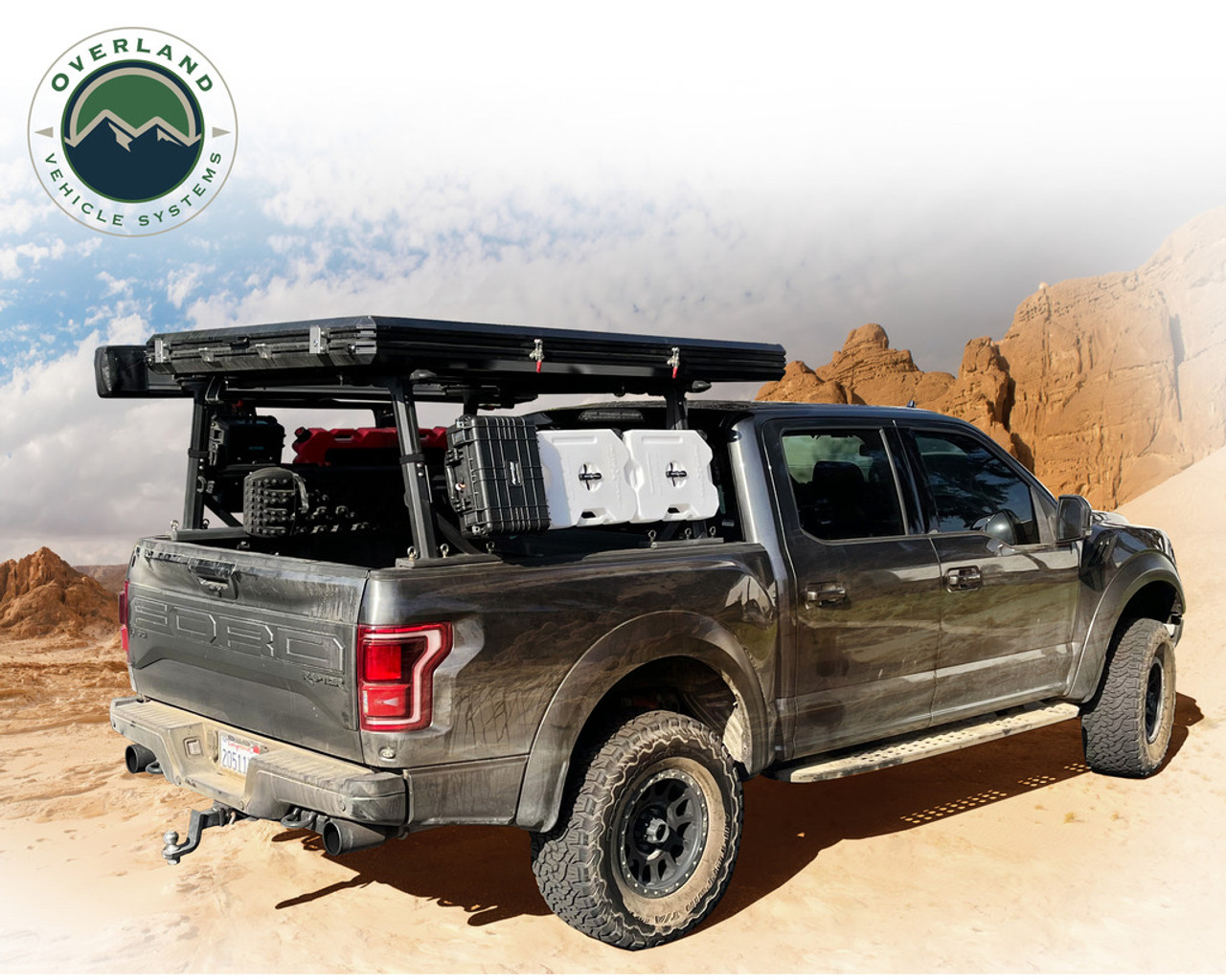 Overland Vehicle Systems Freedom Roof Cross Bars for OEM Side