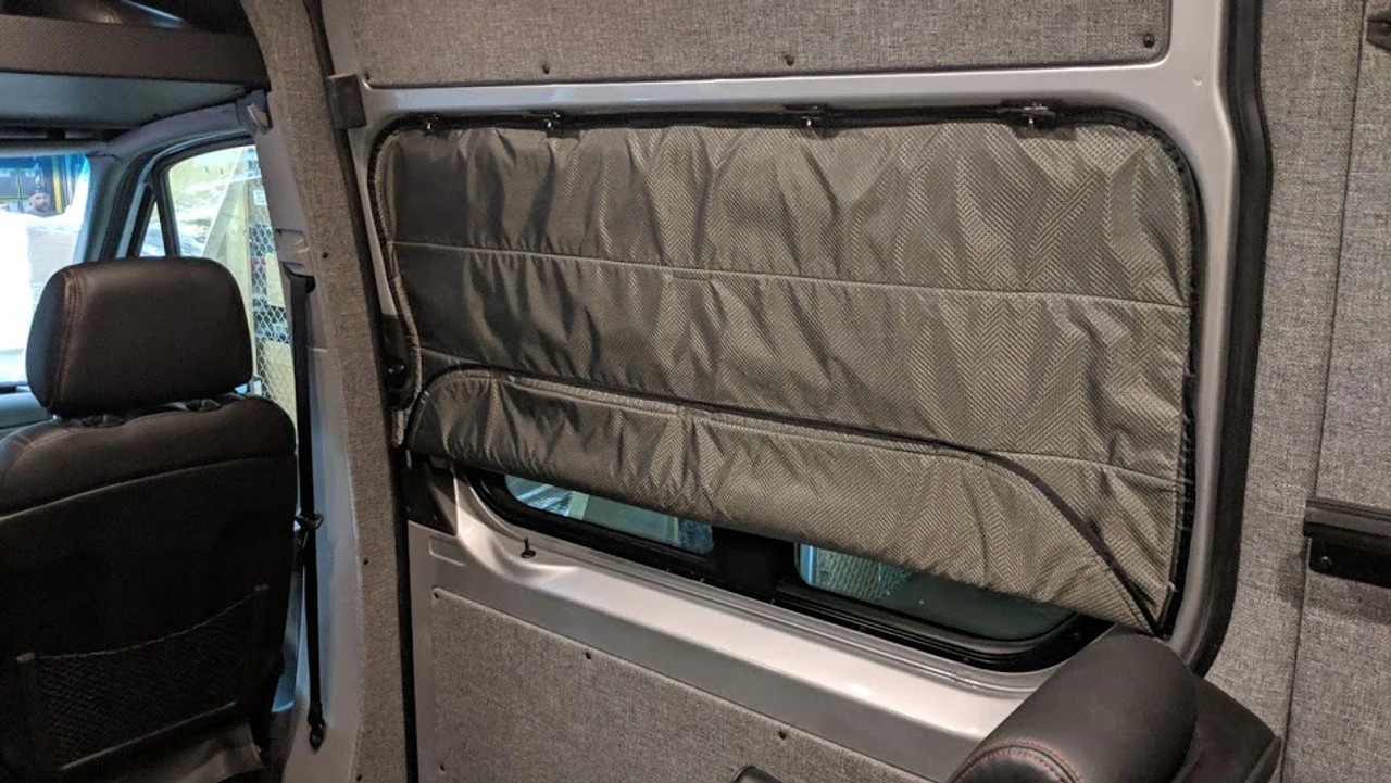 2007 + SPRINTER VAN FABRIC - SLIDING DOOR MAGNETIC WINDOW SHADE W