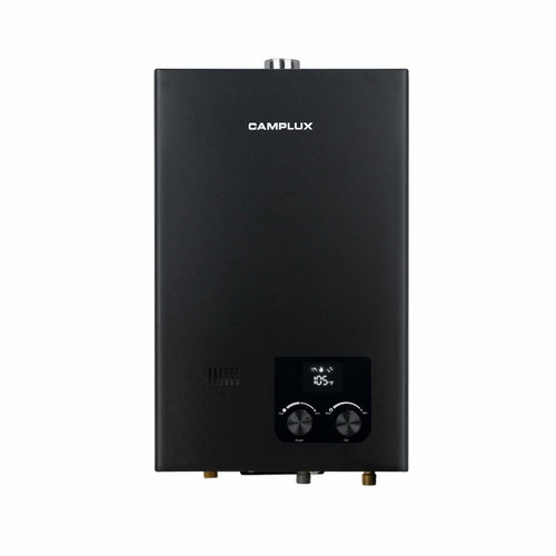 Camplux 10L 2.64 GPM High Capacity Tankless Natural Gas Residential Water Heater - Black