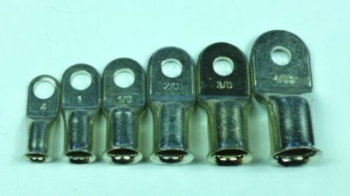 4 Gauge Tinned Butt Connectors Heavy Duty Power Splices by FTZ 