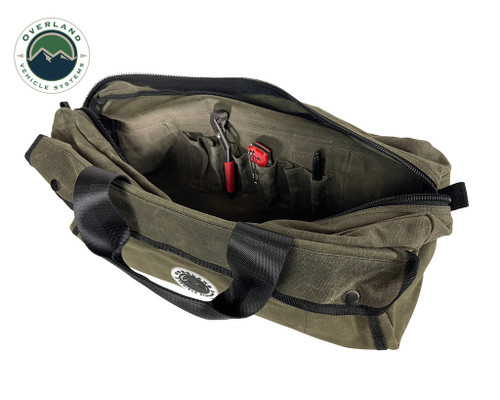 Overland Vehicle Systems 21139941 Camping Storage Bag Canvas Waxed