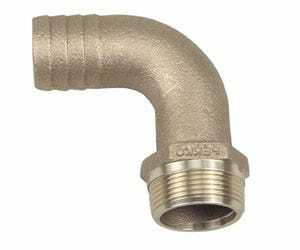 Pipe to Hose 90° Sweep Elbows