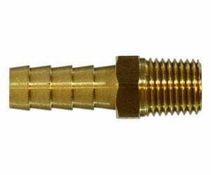 Pipe to Hose Straight Barbs