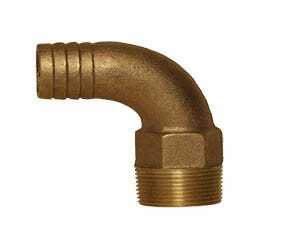Bronze Pipe to Hose-90°