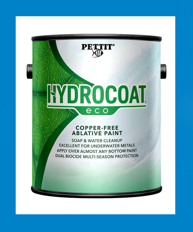 Pettit Marine Paint 1204 Hydrocoat ECO Blue Gallon - Afbeelding 1 van 2