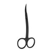 La Grange Scissor, Double Curved, 11.5 cm, Black, Super-cut, TC