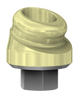18° Angled DESSLoc® Abutment - 4.5 (RP) - 1mm Collar Height - 87.018/1