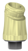18° Angled DESSLoc® Abutment - 4.5 (RP) - 4mm Collar Height - 87.018/4