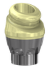 18° Angled DESSLoc® Abutment - 5.4 (EV) - 1mm Collar Height - 87.407/1