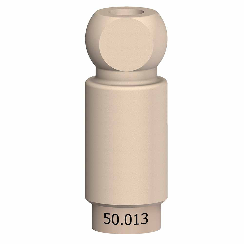 DSI Titanium Scan Post Body + Screw – RP 3.7mm Int Hex 2.42 Fixture Level, Grade 5