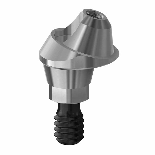 17° Angled Multiunit Abutment - 2.5mm Collar Height - 4.3/5.0 (RP) - 41.405/2 17° Angled Multiunit Abutment - 2.5mm Collar Height - 4.3/5.0 (RP) - 41.405/2