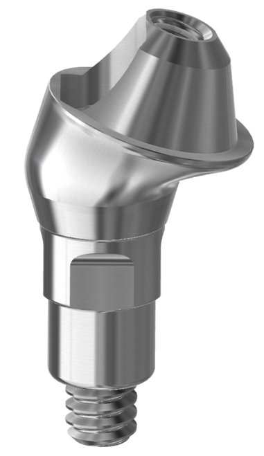 17° Multiunit Abutment - 2.5mm Collar Height - 4.1/4.8 (RC) - 41.492/2 17° Multiunit Abutment - 2.5mm Collar Height - 4.1/4.8 (RC) - 41.492/2