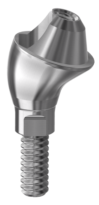 17° Angled Multiunit Abutment - 3.5mm Collar Height - 4.1/4.8 (RC) - 41.492/3 17° Angled Multiunit Abutment - 3.5mm Collar Height - 4.1/4.8 (RC) - 41.492/3
