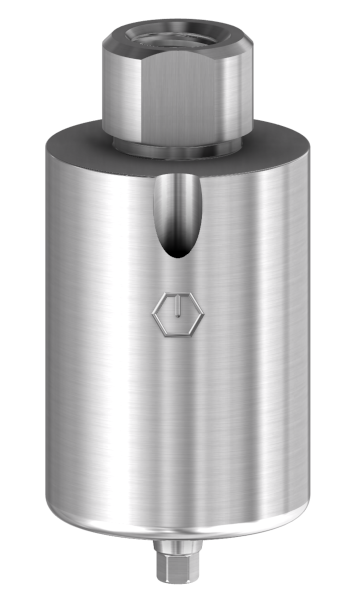 Angulated Screw Channel Premilled Titanium Blank - GM - 71.340