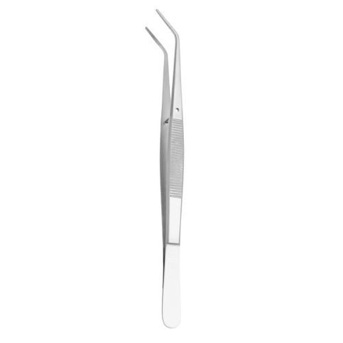 College Tweezer, Long Serrated, 15cm