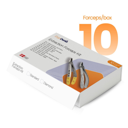 Diamond extraction forceps Kit, 10pcs
