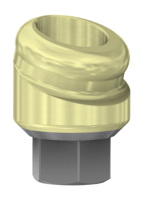 18° Angled DESSLoc® Abutment - 3.5 (NP) - 1mm Collar Height - 87.017/1