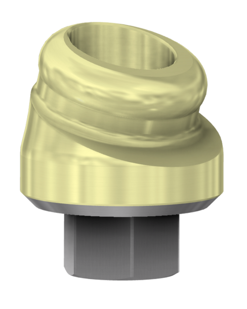 18° Angled DESSLoc® Abutment - 4.5 (RP) - 1mm Collar Height - 87.018/1