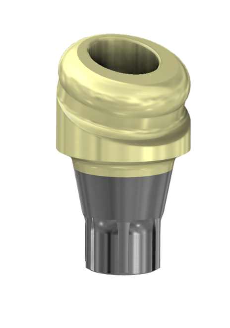18° Angled DESSLoc® Abutment - 3.6 (EV) - 1mm Collar Height - 87.059/1