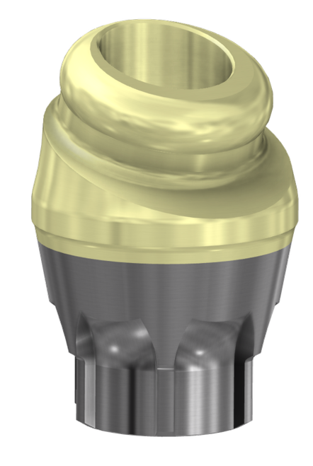 18° Angled DESSLoc® Abutment - 5.4 (EV) - 1mm Collar Height - 87.407/1