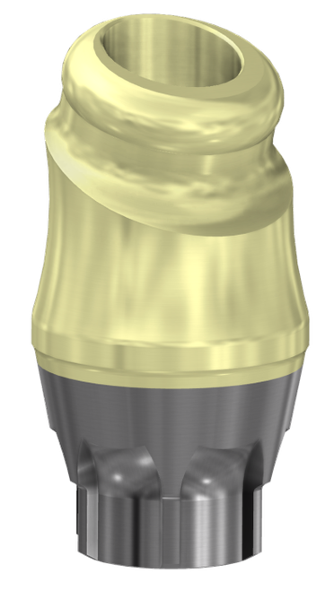 18° Angled DESSLoc®  Abutment - 5.4 (EV) - 3mm Collar Height - 87.407/3