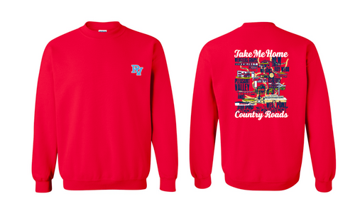 Gildan Crewneck Red