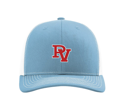 Columbia Blue and White