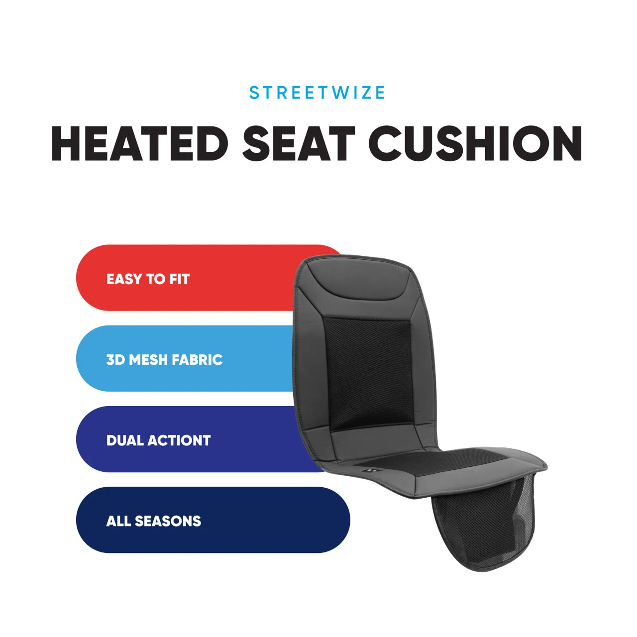12V Heating & Cooling Car Seat Cushion