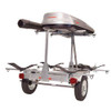 Malone MicroSport LowBed Trailer Package with 2nd Tier, 2 Sets MegaWings, Cargo Box, Rod Tube, & Spare Tire