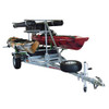 Malone MegaSport 2 Kayak Trailer Ultimate Angler Package with Saddle Up Pro