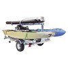 Malone MegaSport LowBed 2 Kayak Trailer Package with 2nd Tier, Spare Tire, Bunks, Cargo Box & Rod Tubes