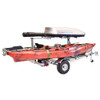 Malone MegaSport LowBed 2 Kayak Trailer Package with Spare Tire, MegaWings, Cargo Box, & Rod Tubes