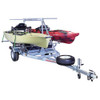 Malone MegaSport 2 Kayak Trailer Package with 2nd Tier, Bunks, and Storage Baskets