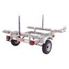 Malone EcoLight 4 Kayak Trailer Package with 1 Stacker & 4 Sets of Foam Blocks