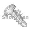 6-20X1/2  Square Pan Self Drilling Screw Full Thread 18-8 Stainless Steel (Box Qty 5000)  BC-0608KQP188