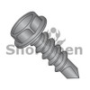 6-20X1/2  Unslotted Indented Hex Washer Full Thread Self Drilling Screw Black Oxide (Box Qty 10000)  BC-0608KWB