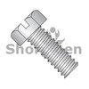 4-40X3/8  Slotted Indented Hex Head Machine Screw Fully Threaded 18-8 Stainless Steel (Box Qty 5000)  BC-0406MSH188