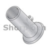 8-32-.075  Flat Head Threaded Insert Rivet Nut Aluminum Cleaned and Polished NON-RIBBED (Box Qty 1000)