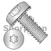 6-32X3/8  Six Lobe Pan External Tooth Sems Machine Screw Full Thread 18 8 Stainless Steel (Box Qty 5000)  BC-0606ETP188