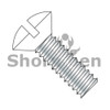6-32X3/8  Slotted Oval Machine Screw Fully Threaded Zinc with White Painted Heads (Box Qty 10000)  BC-0606MSOWH