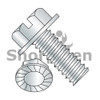6-32X1/4  Slotted Indented Hex Washer Head Serrated Machine Screw Fully Threaded Zinc (Box Qty 10000)  BC-0604MSWS