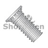 6-32X3/8 Self Clinching Stud 12 Rib Full Thread 300 Series Stainless Steel (Pack Qty 10,000) BC-0606SCN300