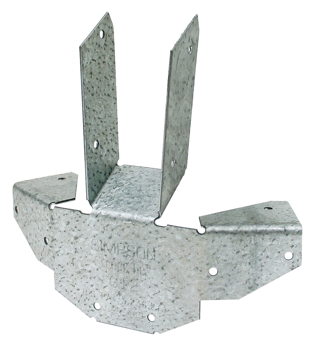 Simpson Strong-Tie GT2Z GT ZMAX® Galvanized 16-Gauge Gazebo Tie