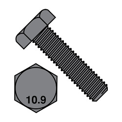 M10X20 Din 933 10.9 Metric Fully Threaded Cap Screw Plain (Pack Qty 500) BC-M1020D93310