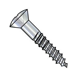 10-13X1 1/2 Phillips Oval Full Body Wood Screw Zinc (Pack Qty 2,000) BC-1024DPO
