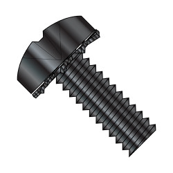 1/4-20X1 Phillips Pan External Sems Machine Screw Fully Threaded Black Zinc (Pack Qty 1,000) BC-1416EPPBZ