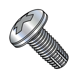1/4-20X1 1/2 Phillips Pan Thread Cutting Screw Type F Fully Threaded Zinc (Pack Qty 2,000) BC-1424FPP