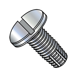 1/4-20X1 1/2 Slotted Pan Thread Cutting Screw Type F Fully Threaded Zinc (Pack Qty 2,000) BC-1424FSP