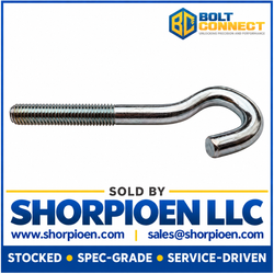 1/4-20X3 Open Eye Bolt Machine Screw Thread Zinc (Pack Qty 600) BC-1448IO