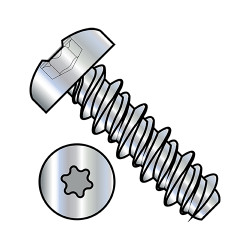 1/4-15X3/4 Six Lobe Pan High Low Screw Fully Threaded Zinc (Pack Qty 3,000) BC-1412HTP